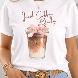 Women Trendy Graphic Tee Mom Life Coffee Lover Cute Chaos Gift Shirt Motherhood